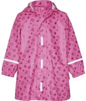 Playshoes regenjas Sweethearts met all over print roze/donkerroze - thumbnail