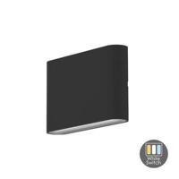 LED Wandlamp Callisto Zwart - Kleur instelbaar - 6 Watt - IP65 - thumbnail