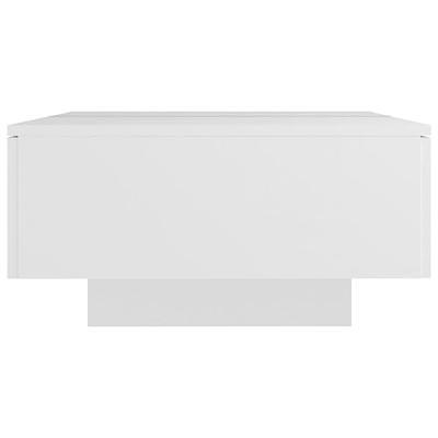 Salontafel 90x60x31 cm bewerkt hout wit