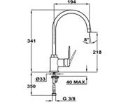 Mengkraan Teka 5399512 Zilverkleurig Zilver Hout Metaal Staal Plastic - thumbnail