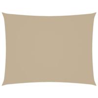 Zonnescherm rechthoekig 2,5x4 m oxford stof beige - thumbnail