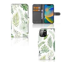 Apple iPhone 14 Hoesje Leaves - thumbnail