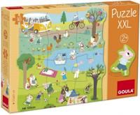 Goula Puzzle XXL Decreciente Campo Contourpuzzel 16 stuk(s) - thumbnail