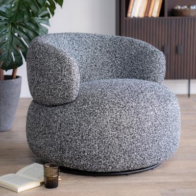 Eleonora Fauteuil 'Maeve' kleur Zwart