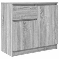 Dressoir met lade 71x35x65 cm spaanplaat grijs Sonoma - thumbnail