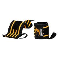 GASP Hardcore Wrist Wraps Black/Yellow - thumbnail