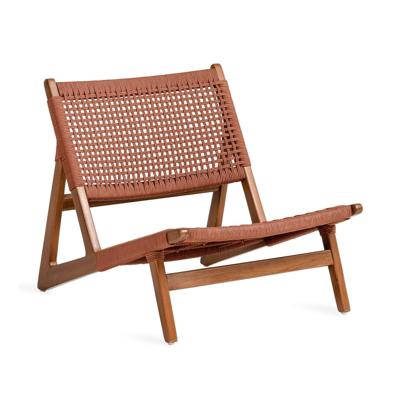 Jesper Home Outdoor Fauteuil 'Kuwana' Amber Teakhout, kleur Cinnamon