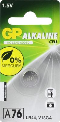 GP Knoopcel LR44 1.5 V 1 stuk(s) 110 mAh Alkaline GP76ASTD967C1