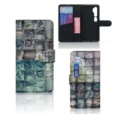 Wallet Case met Pasjes Xiaomi Mi Note 10 Pro Spijkerbroeken