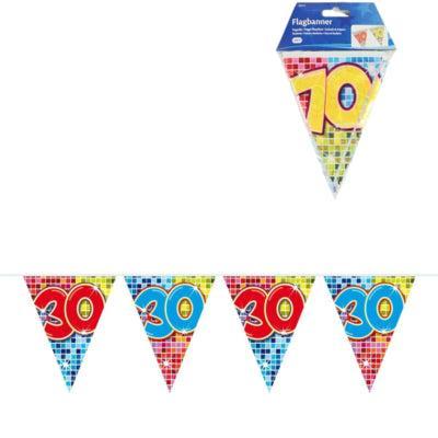 Folat vlaggenlijn blocks 30 jaar 3 meter | 24 stuks