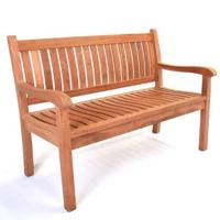 SenS-Line 2-zits Houten tuinbank Sipora 130 cm - thumbnail
