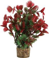 Zolux ornament pastic plant op stenen puntig assorti - thumbnail