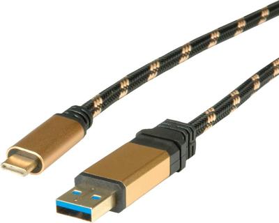 ROLINE GOLD USB 3.2 Gen 1 kabel, A-C, M/M, 0,5 m ROLINE GOLD USB 3.2 Gen 1 kabel, A-C, M/M, 0,5 m