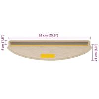 Trapmatten zelfklevend Sisal-Look 30 st 65x21x4 cm zand - thumbnail