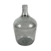 Fles gerecycled glas grijs 30 cm | 3 stuks - thumbnail