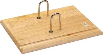WONDAY - Ephemeride sokkel van gelakt hout en metalen beugels