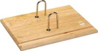 WONDAY - Ephemeride sokkel van gelakt hout en metalen beugels - thumbnail
