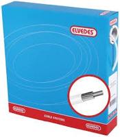 Elvedes Schakel buitenkabel met voering 30 meter / ø4,2mm - zilver (30 meter in doos) - thumbnail