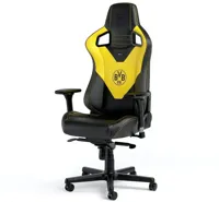 Noblechairs EPIC BVB PC-gamestoel Gecapitonneerde zitting Zwart, Geel - thumbnail