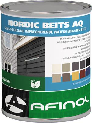 Afinol Nordic Beits AQ Zomerblauw 750 ml Afinol Nordic Beits AQ Zomerblauw 750 ml