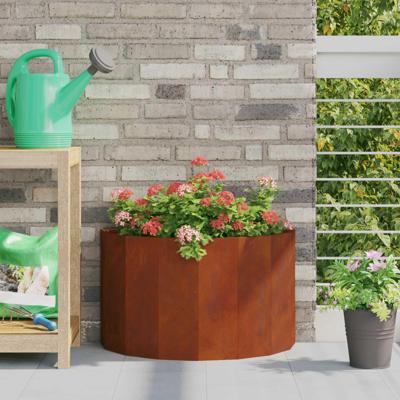 VidaXL Plantenbak roestig 60 x 30 x 35 cm cortenstaal VidaXL Plantenbak roestig 60 x 30 x 35 cm cortenstaal
