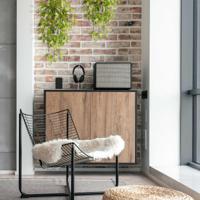 Tradescantia Kunsthangplant groen-bont 50cm - thumbnail