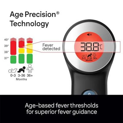 Braun BNT400BWE Digitale thermometer Zwart - thumbnail