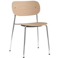 Audo Copenhagen Co Chair eetkamerstoel chroom natural oak - thumbnail