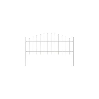 Tuinhek 7 pcs Wit 170 x 140 cm Gepoedercoat staal