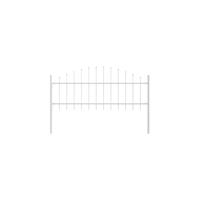 Tuinhek 7 pcs Wit 170 x 140 cm Gepoedercoat staal - thumbnail