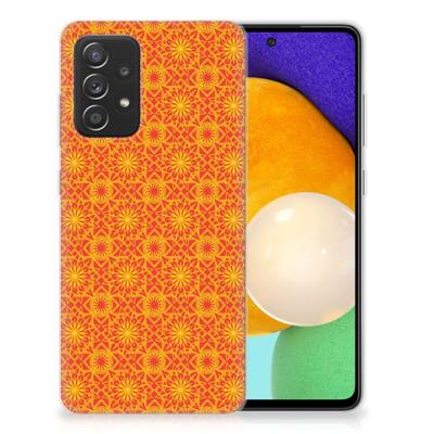 Samsung Galaxy A52 (5G/4G) | TPU bumper | Batik Oranje Samsung Galaxy A52 (5G/4G) | TPU bumper | Batik Oranje
