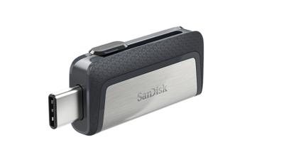 Sandisk Ultra Dual Drive USB-stick 3.1 - USB en USB-C - uitschuifbaar - 128GB