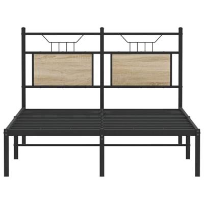 Bedframe zonder matras hout sonoma eikenkleurig 120x190 cm Bedframe zonder matras hout sonoma eikenkleurig 120x190 cm