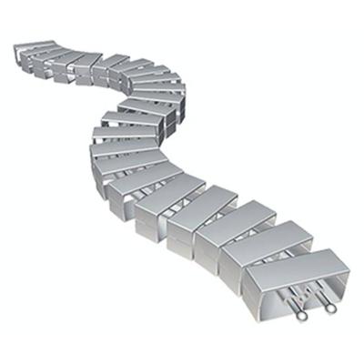 BACHMANN kabelslang Cube, zilver