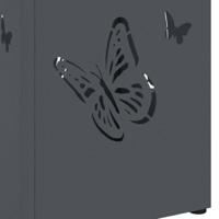 VidaXL Paraplu standaard antraciet 15,5 x 15,5 x 49 cm metaal - thumbnail