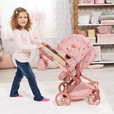 Roze Xeo poppenwagen Roze Xeo poppenwagen