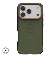 Urban Armor Gear Case Apple iPhone 17 Pro Groen, Oranje - thumbnail