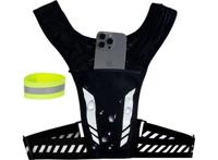 Jonska Waterdicht Reflecterend Hardloopvest met Telefoonhouder - thumbnail