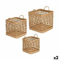 Mandenset Gift Decor Bruin Zeealgen 2 Onderdelen (2 Stuks) - thumbnail