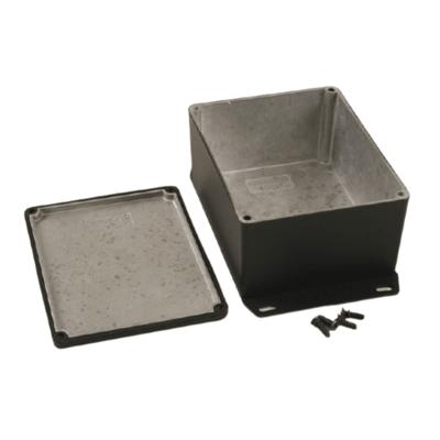 Hammond Electronics 1590WCFBK Universele behuizing 120 x 94 x 56.5 Aluminium Zwart 1 stuk(s)