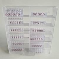 Prijscassette Vitrine 6mm transp/bruin - 3 stuks - thumbnail