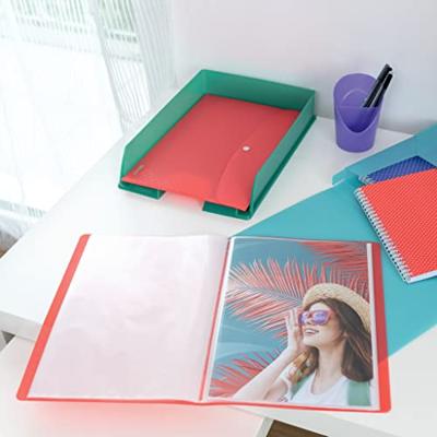 Esselte Colour&apos;Breeze elastobox, ft A4, 2,5 cm, koraal