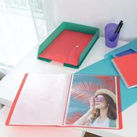 Esselte Colour&apos;Breeze showalbum, ft A4, koraal - thumbnail