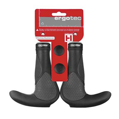 Ergotec Handvatten oslo bar-ends lang/lang zwart/grijs