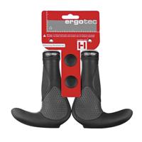 Ergotec Handvatten oslo bar-ends lang/lang zwart/grijs - thumbnail
