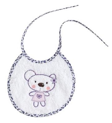 Interbaby slabbetje Beer junior 20 x 20 cm katoen Interbaby slabbetje Beer junior 20 x 20 cm katoen