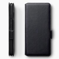 Qubits - lederen slim folio wallet hoes - Samsung Galaxy A90 - Zwart - thumbnail