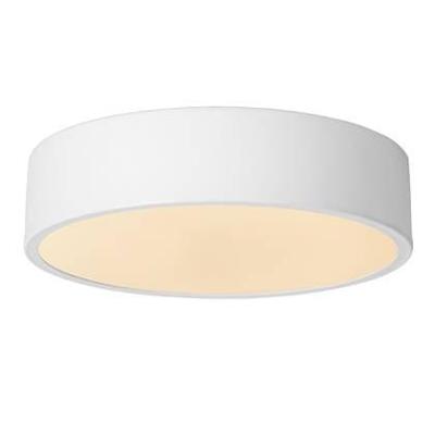 Lucide UNAR - Plafonnière - Ø 20 cm - LED 3 StepDim - 1x12W 2700K - Wit