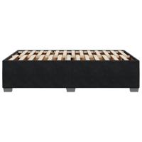 Bedframe zonder matras 120x200 cm fluweel zwart - thumbnail