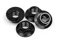 Serrated flange nut m4 (steel/4pcs) - thumbnail